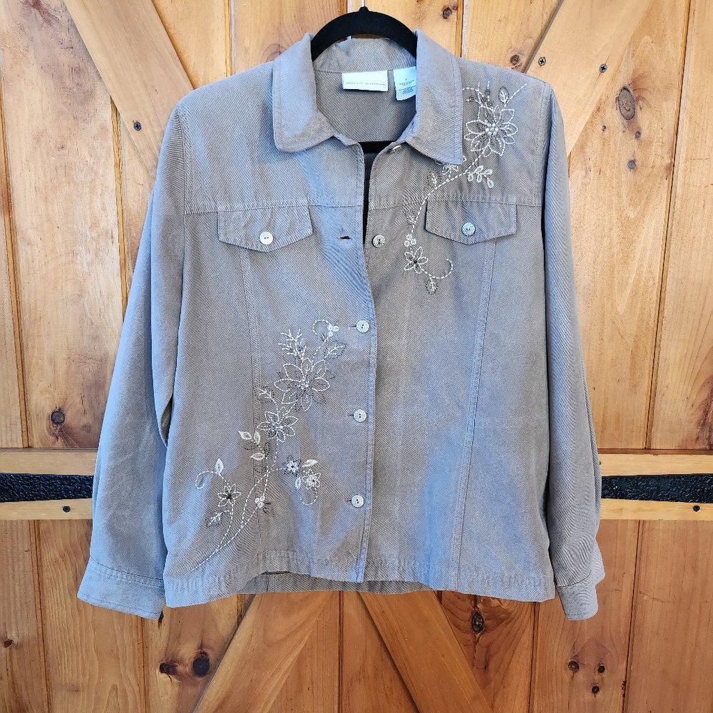 Vintage alfred dunner top and bottom set.